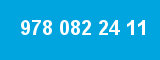978 082 24 11 978 082 24 11